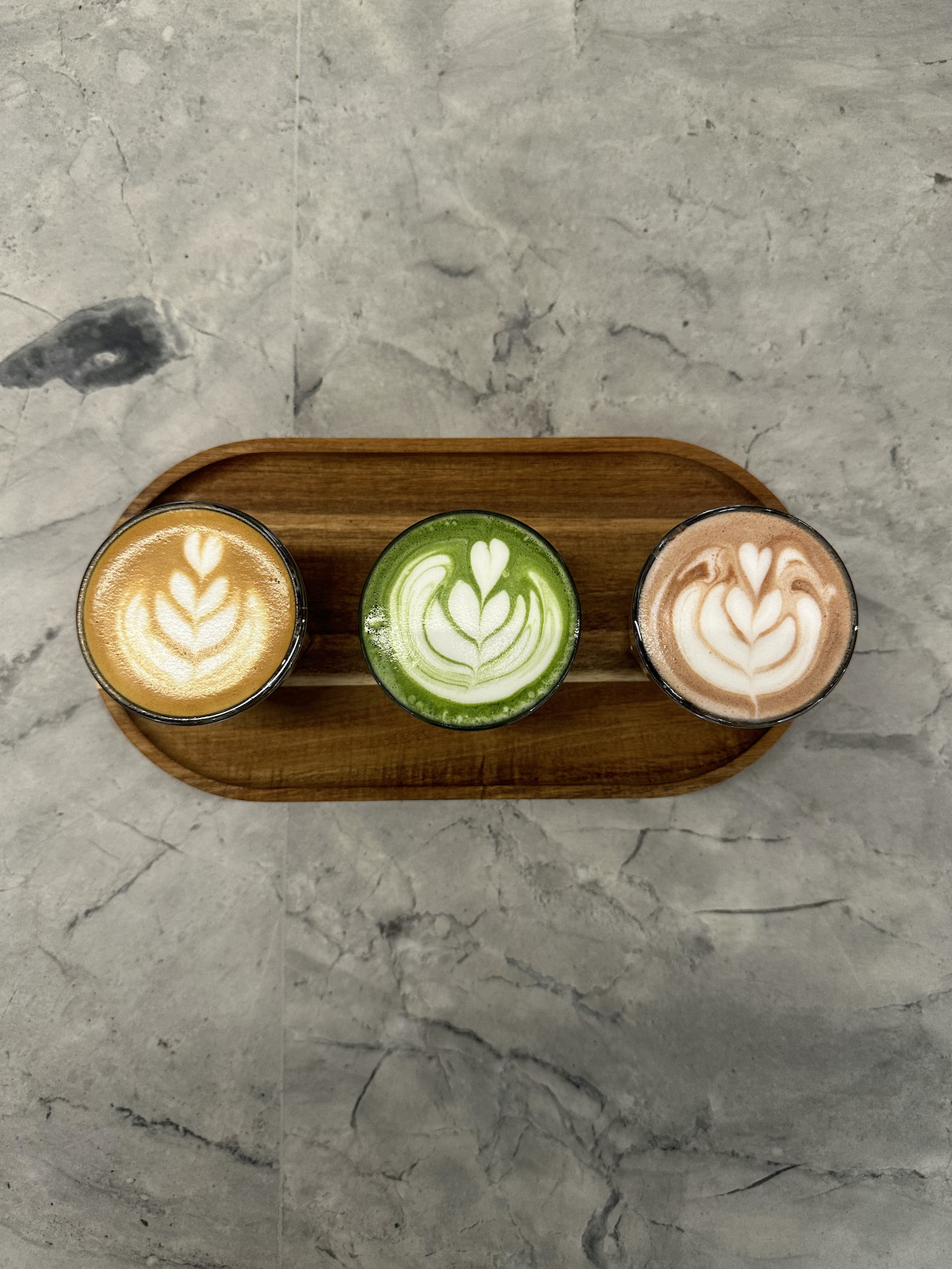 Oro Chocolate and Coffee Chicago lattes